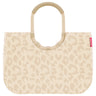reisenthel shopping loopshopper L - Einkaufstasche mit Bügel 46 cm (leo vanilla)