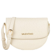 Valentino Bags Rossy Re - Umhängetasche Straußenoptik 21.5 cm (ecru)