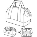 reisenthel travelling allrounder M - Reisetasche 40 cm (sky rose) - Ansicht 5