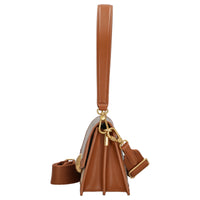 Lacoste Flap Shoulder Bag - Schultertasche 22.5 cm (natural noir tan) - Ansicht 3