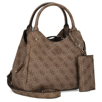 Guess Lorella Logo SM Tote - Henkeltasche 26 cm (latte logo)