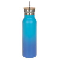 Lässig Double Walled Bottle Stainless Steel Unique - Water Bottle 460ml (Unique Gradient Blue)