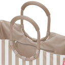reisenthel shopping loopshopper L - Einkaufstasche mit Bügel 46 cm (summerstripes coffee) - Ansicht 3