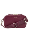 Delsey Paris Le Cuir Lisse - Umhängetasche 18 cm (bordeaux)