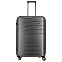 Travelite Air Base - 4-Rollen-Trolley Set 3tlg. L/M/S Vortasche (anthracite)