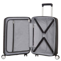 American Tourister Soundbox - 4-Rollen-Kabinentrolley 55 cm erw. (schwarz) - Ansicht 2