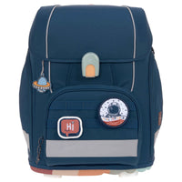 Lässig School Set Boxy Unique - Backpack Set 7-piece (Navy)