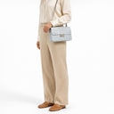 Seidenfelt Roros East-West Tweed - Umhängetasche 23 cm (sea blue tweed) - Ansicht 7