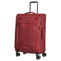 D&N Travel Line 9804 - 4-Rollen-Trolley M 68 cm erw. (dark red)