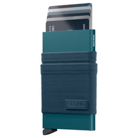 Secrid Flexwallet - Credit Card Case 6cc 10.2 cm RFID (teal)