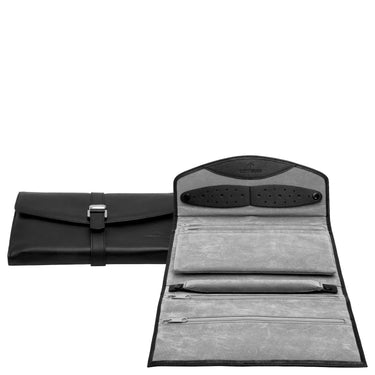 Windrose Nappa - Jewelry Bag XL 23 cm (Color: black)