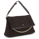 BOSS Women Yelena Shoulder Bag - Schultertasche 38 cm (dark brown)