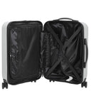 Valentino Bags Lexplor - 4-Rollen-Kabinentrolley mit Vortasche 14" 55 cm (silver) - Ansicht 6