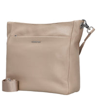 Mandarina Duck Mellow Leather - Umhängetasche L 35 cm (warm taupe)
