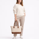 Valentino Bags Atena Re - Shopper 41 cm (naturale/cuoio) - Ansicht 7
