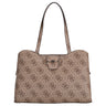 Guess Janie Logo Tote - Shopper 46 cm (latte logo)