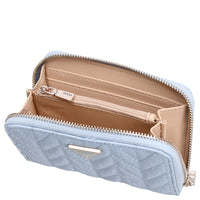Guess Stacey SLG Medium Zip - Wallet 4cc 14 cm (light blue)