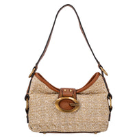 Guess Camden Mini - Schultertasche (natural/cognac)