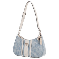 Guess Noelle II Top Zip - Schultertasche 29.5 cm (denim logo) - Ansicht 2