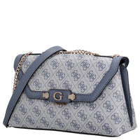 Guess Lindsey XBody Flap - Umhängetasche 27 cm (slate logo)