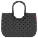 reisenthel shopping loopshopper L - Einkaufstasche mit Bügel 46 cm (frame glossy dots black)