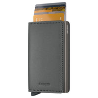 Secrid Slimwallet Matte Satin - Wallet 6cc 10.2 cm (steel)