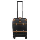 Brics Bellagio - 4 - Rollen - Kabinentrolley mit Vortasche 55 cm erw. recycelt (black/tan) - Markenkoffer