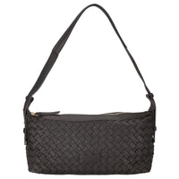 Les Visionnaires Marie Baguette Weave Silky - Schultertasche 38.5 cm (cafe)