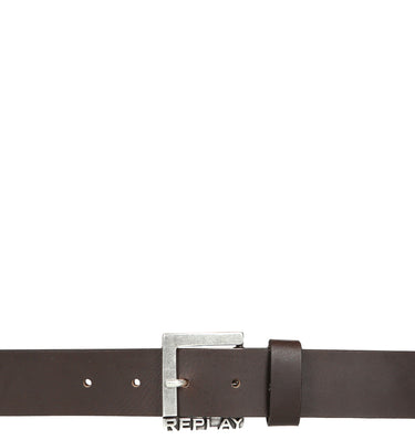 Replay Men's Accessories 3.5 cm - Belt Leather (Color: brown cocoa, Size: 90)