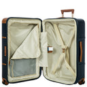 Brics Bellagio - 4 - Rollen - Trolley 70.5 cm erw. recycelt (blue/tan) - Markenkoffer