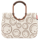 reisenthel shopping loopshopper L - Einkaufstasche mit Bügel 46 cm (smiley teddy chocolate)