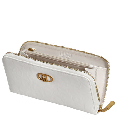 Liu Jo Lapuffy - Wallet XL 12cc 19 cm (Color: off white)