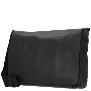 Leonhard Heyden Den Haag - Shoulder Bag L Leather 13" 39 cm (Color: blue)