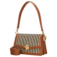 Lacoste Flap Shoulder Bag - Schultertasche 22.5 cm (natural noir tan) - Ansicht 2