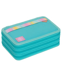 Lässig School Triple Pencil Case - Pencil Case (Color: Unique Black)