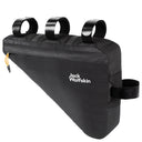 Jack Wolfskin Morobbia Triangle Bag - Rahmentasche (Bikepacking) 27 cm (flash black)