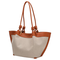 Coccinelle Finn Canvas - Top Handle Bag 25 cm (natural/crab)
