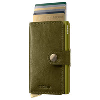 Secrid Premium Basco Miniwallet - Geldbörse RFID 6.5 cm (olive+)