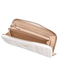 Guess Stacey SLG Large Zip - Wallet 12cc 21 cm (off white)