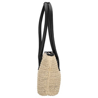 Seidenfelt Savonlinna Tulip - Shopper 33.5 cm (natural straw with black) - Ansicht 3