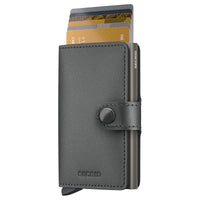 Secrid Miniwallet Matte Satin - Wallet 6cc 10.2 cm (steel)