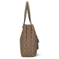 Guess Yvonne Logo Tote - Shopper L 45 cm (latte logo)