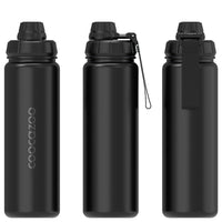 Coocazoo Zubehör Edelstahl 700 ml - Trinkflasche (black)