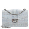 Seidenfelt Roros East-West Tweed - Umhängetasche 23 cm (sea blue tweed)