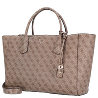 Guess Marissa Logo Tech Tote - Tote Bag 50 cm (latte logo)