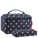 reisenthel beautycase set - Geschenkset 2tlg. (metallic dots blue)