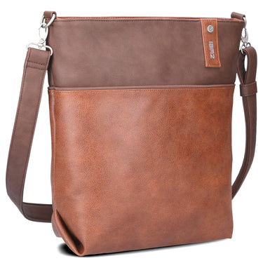 zwei Jana J12 - Shoulder Bag 33 cm (cognac)