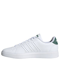 adidas Advantage 2.0 Sneaker - Men Schuh (ftwr white/core black/collegiate green, 44 2/3) - Markenkoffer
