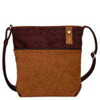 zwei Jana J10 - Schultertasche 29 cm (nubuk-cognac)