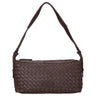 Les Visionnaires Marie Baguette Weave Silky - Schultertasche 38.5 cm (aubergine)